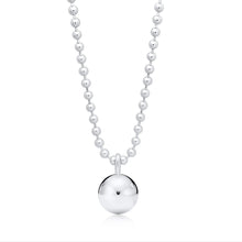 Lade das Bild in den Galerie-Viewer, Aurora Kugelkette aus Sterlingsilber, handgefertigter Unikatschmuck vom Goldschmiedemeister Hamburg