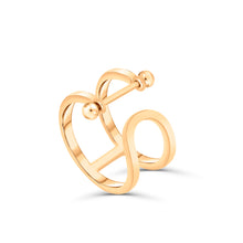 Lade das Bild in den Galerie-Viewer, Aurora Ring in Gelbgold, handgefertigter Luxusschmuck vom Goldschmied nahe Hamburg