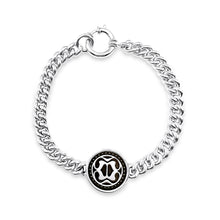 Lade das Bild in den Galerie-Viewer, Aurora Rebellion Silberarmband, massive runde Panzerkette, handgefertigter Armband, Stepulovs Jewelry Logo, Hamburg
