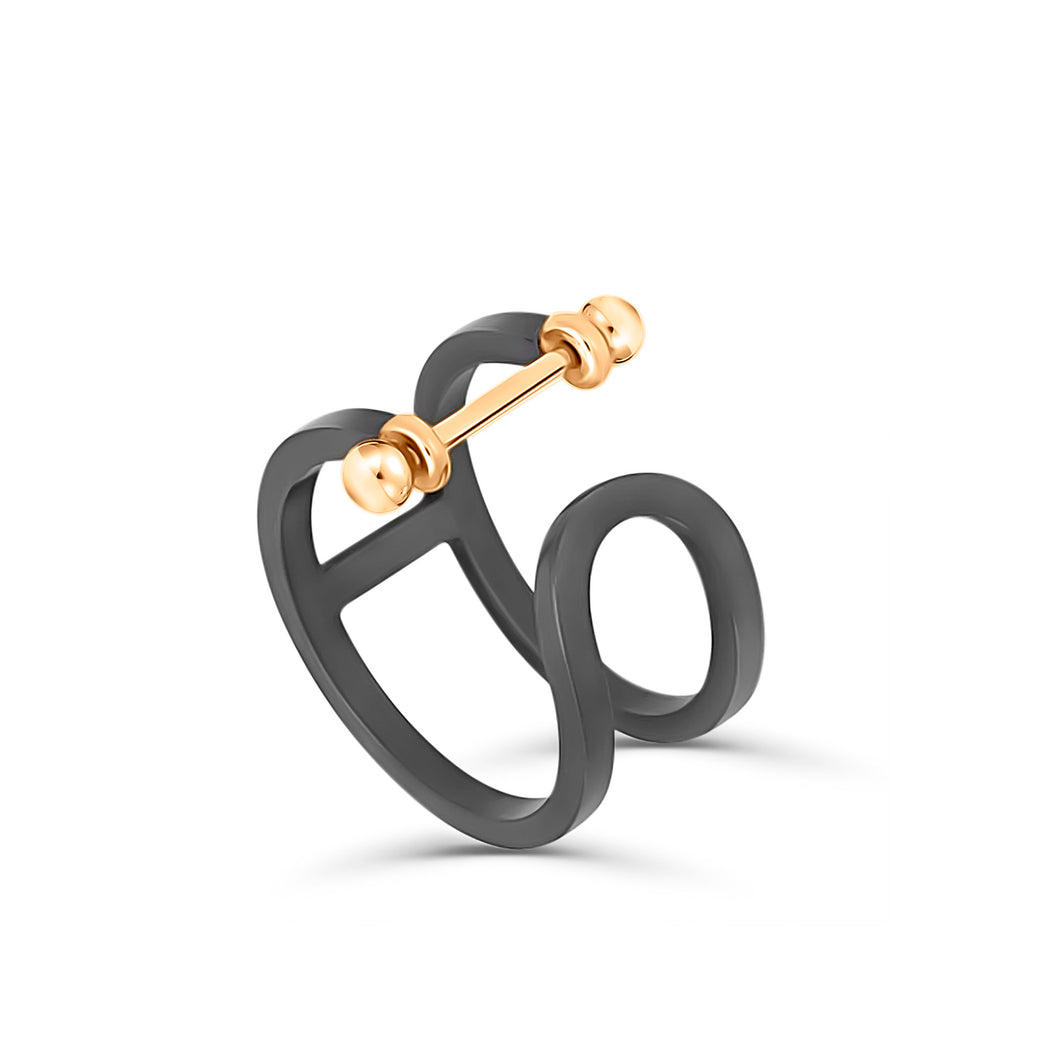 Black & Gold Ring No. 1