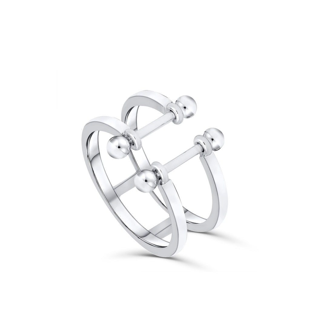 Rebellion Silberring No. 2