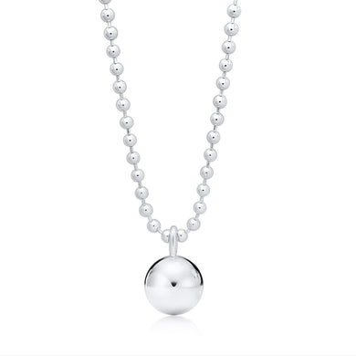 Aurora Kugelkette aus Sterlingsilber, handgefertigter Unikatschmuck vom Goldschmiedemeister Hamburg